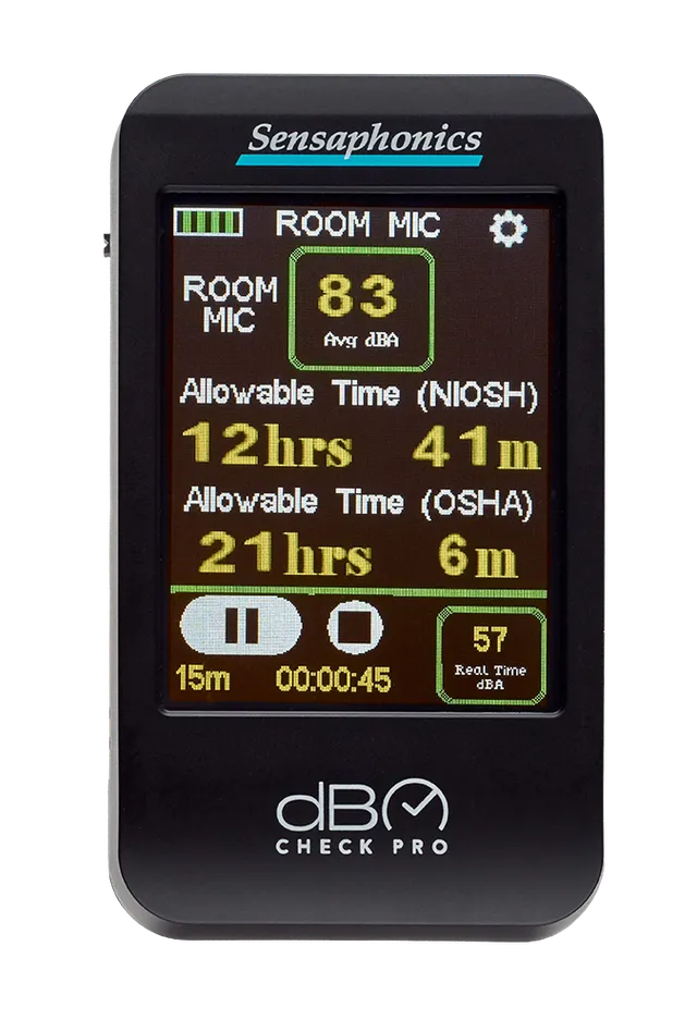 sensaphonics-db-check-pro-analyseur-de-niveau-sonore-pour-in-ears-ue-pro image 1