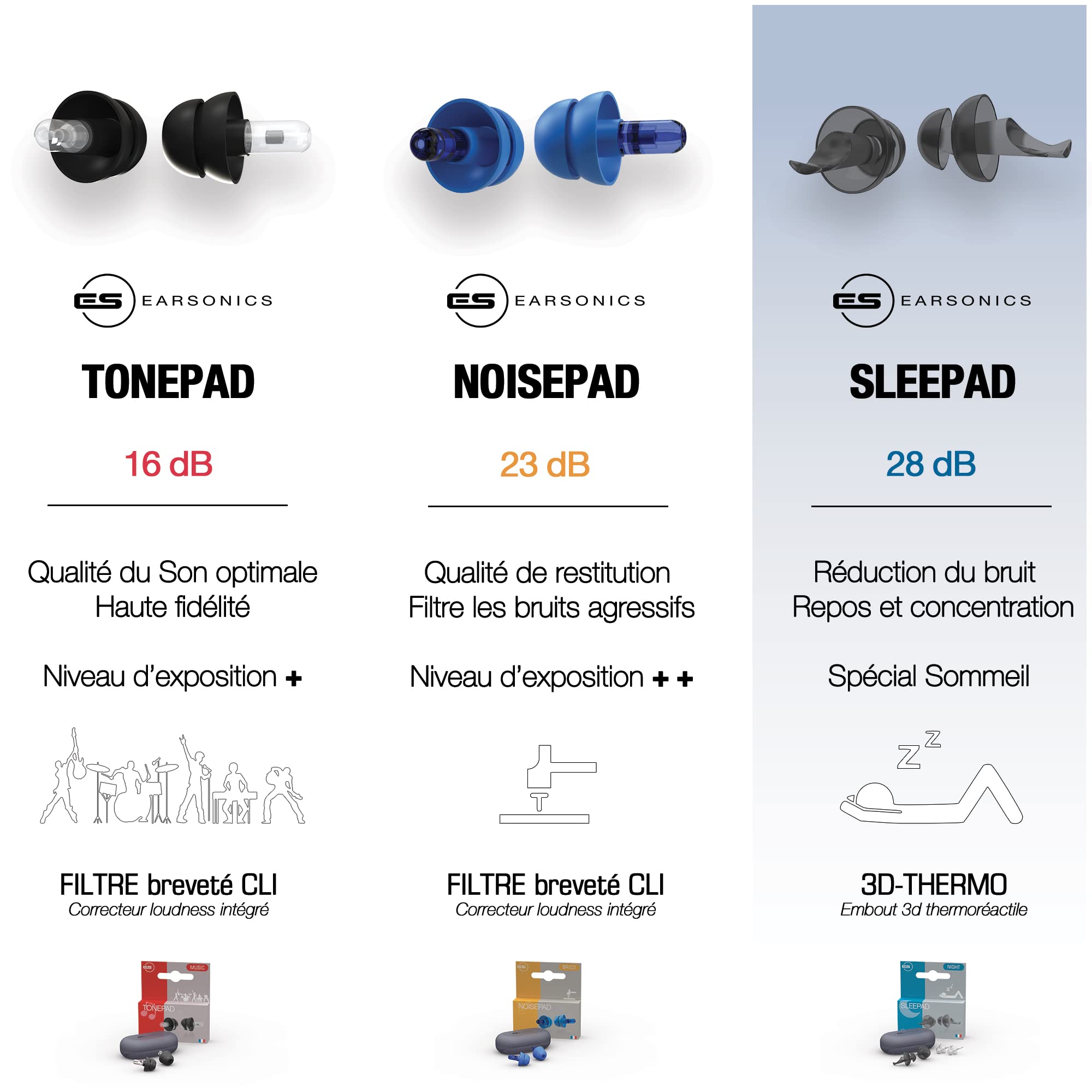 earsonics-sleepad-bouchons-d-oreilles-pour-dormir-pack-duo-2-paires image 4