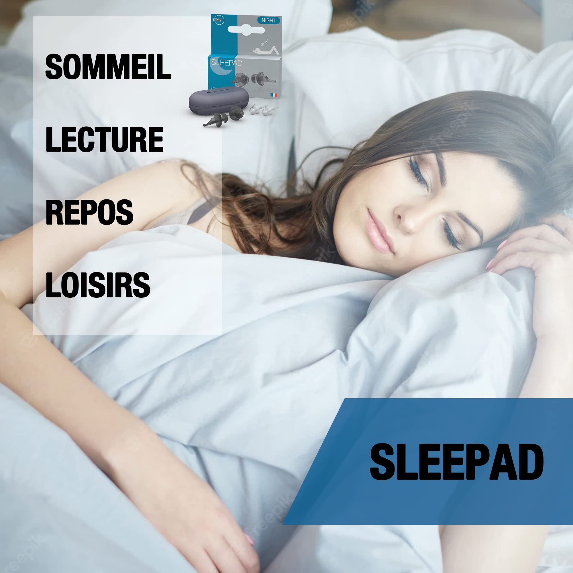earsonics-sleepad-bouchons-d-oreilles-pour-dormir-pack-duo-2-paires image 5