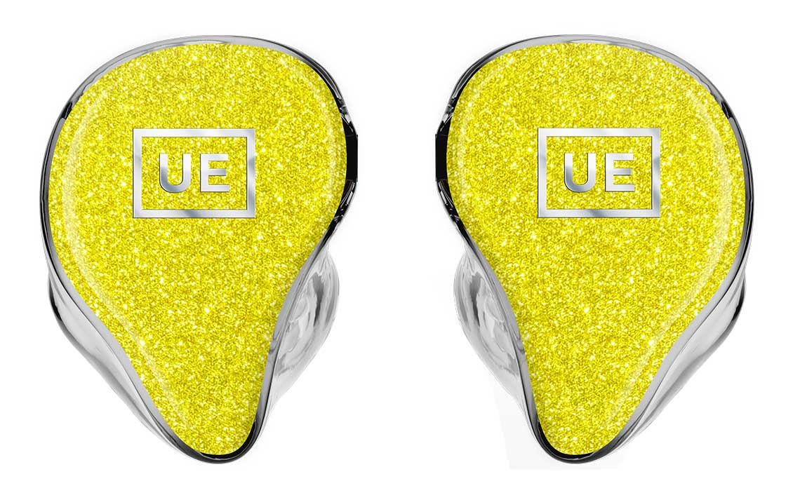 ultimate-ears-pro-switch-fa-ade-bright-yellow-sparkle-jaune-paillet image 1