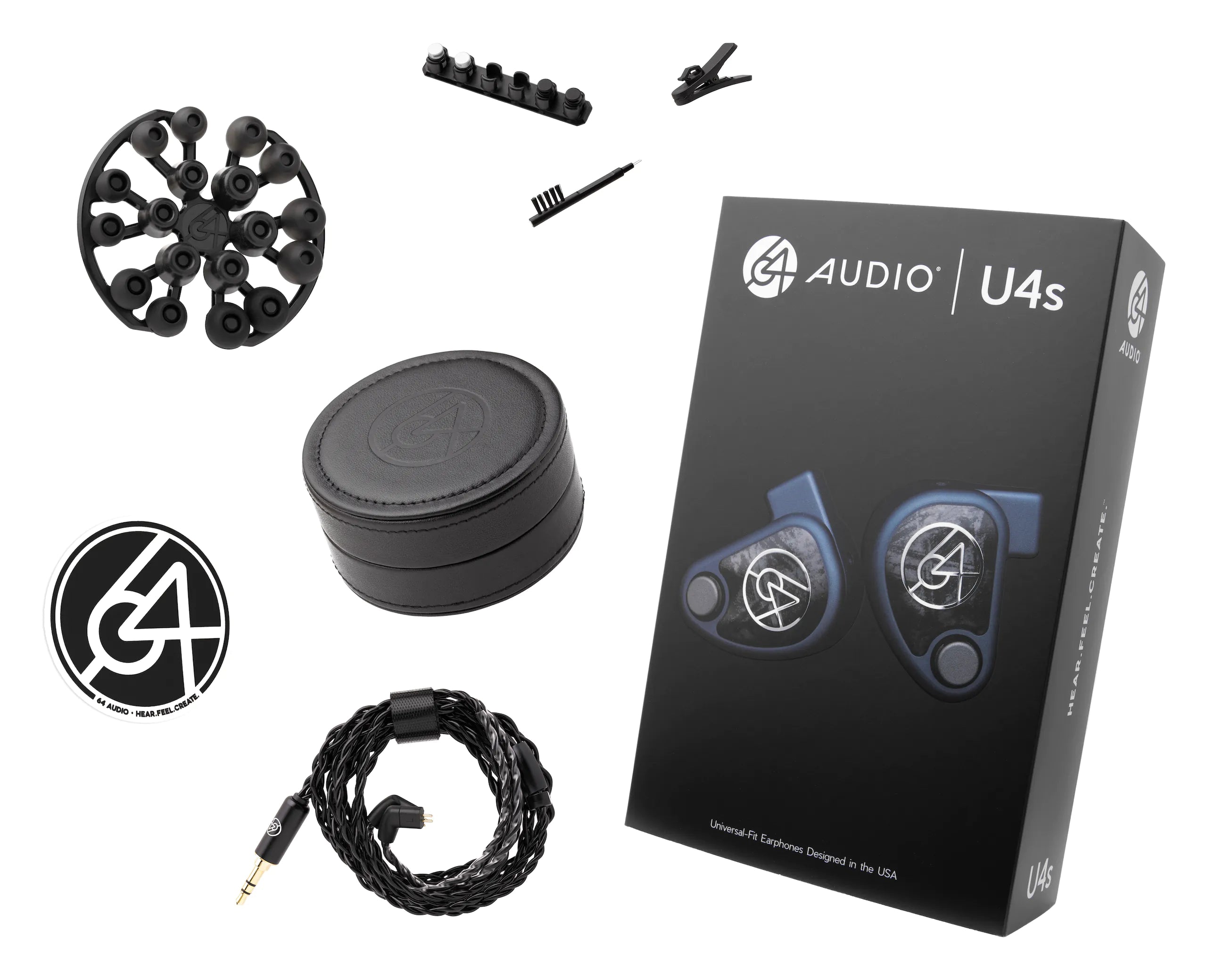 64-audio-u4s-couteurs-hybrides-4-drivers-universels-slate-blue image 4