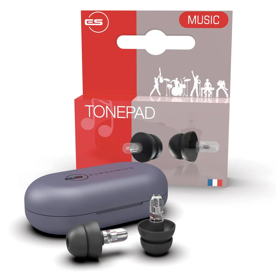 earsonics-tonepad-bouchons-d-oreilles-musiciens-16-db-haute-fid-lit image 1