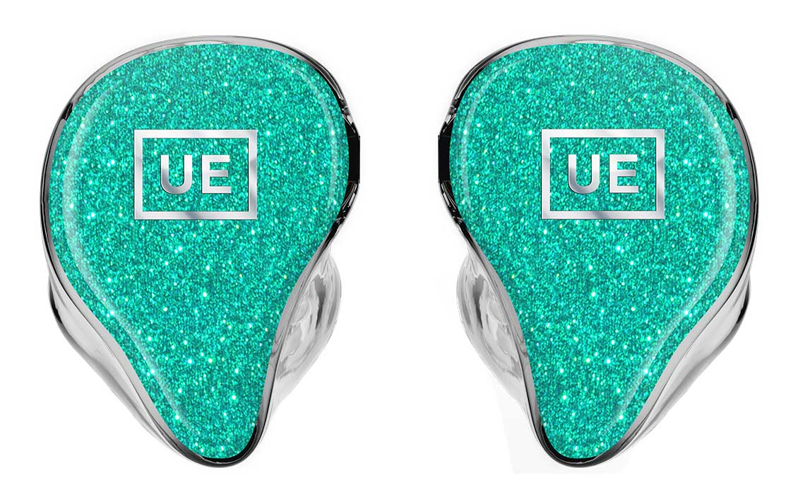 ultimate-ears-pro-switch-marine-teal-sparkle-fa-ade-interchangeable-bleu-vert image 1