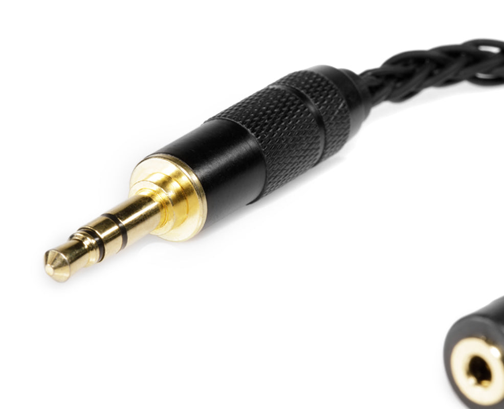 64-audio-adaptateur-c-ble-8-braid-2-5mm-vers-3-5mm image 2